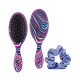 Wet Brush cepillo desenredante swirl style set + hair scrunchie gratis todo tipo de cabello