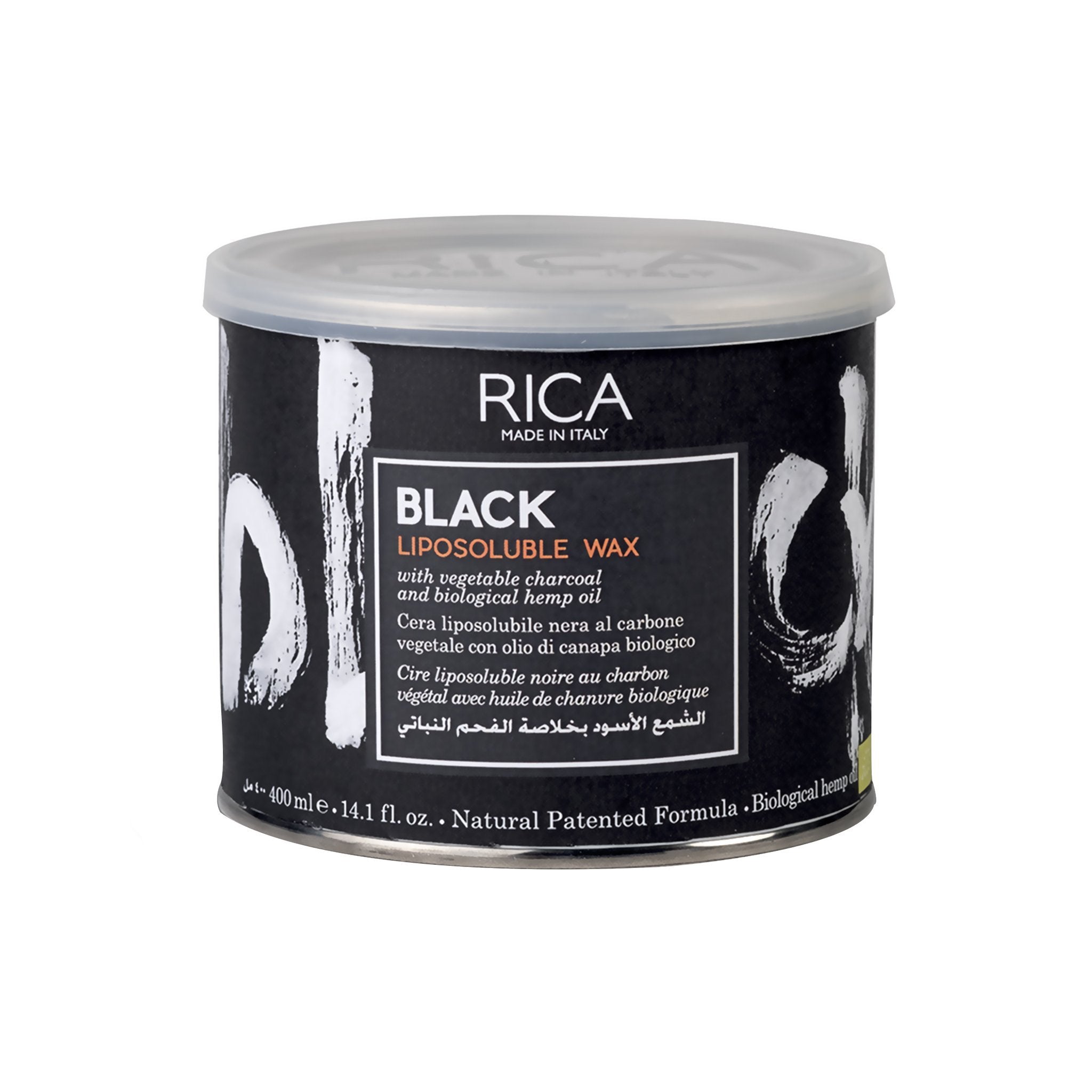 RICA BLACK WAX Cera depilatoria 400 ml - cuerpo / todo tipo de piel - Kosmetica