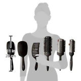 the Wetbrush pro epic 5 piece master set gratis cepillo desenredante Wetbrush pro epic + limpiador de cepillos Wetbrush cleaner + Wetbrush styling clip todo tipo de cabello - Kosmetica