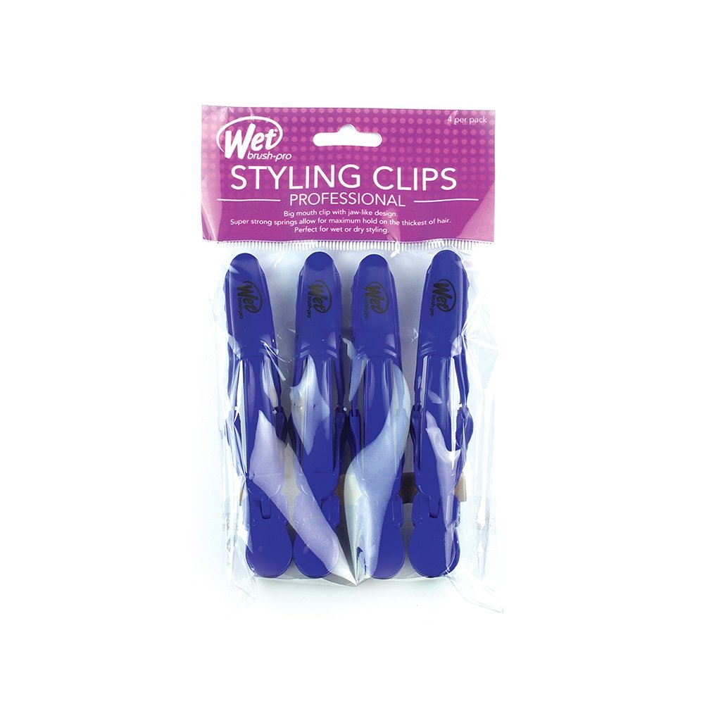 WET BRUSH STYLING CLIPS X4 AZUL PRO - Kosmetica