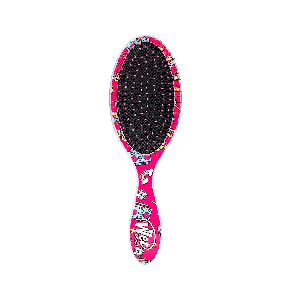 Wetbrush cepillo desenredante original detangler happy hair smiley todo tipo de cabello - Kosmetica