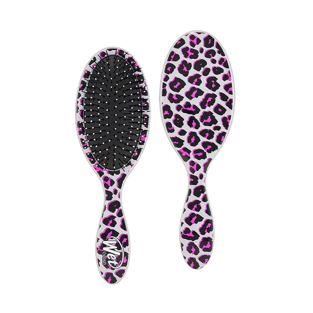 Wetbrush cepillo desenredante original detangler safari pink leopard todo tipo de cabello - Kosmetica