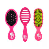 Wet Brush cepillos desenredantes set 3 best in travel trio kit pink