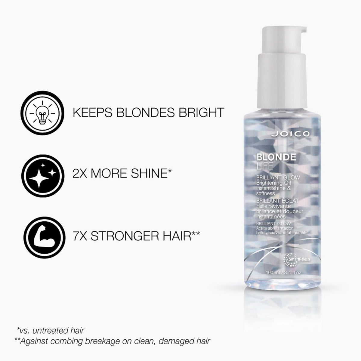 Aceite capilar Joico Blonde Life Brilliant Glow 100 ml