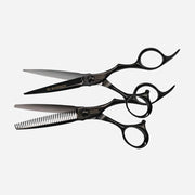 Set de Tijeras Profesionales Olivia Garden OG Barber 5.75" + Entresacadora 6.0"