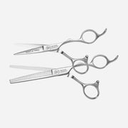 Set de Tijeras Profesionales Olivia Garden SilkCut Pro 5.0" + Entresacadora 6.0" 35 Dientes