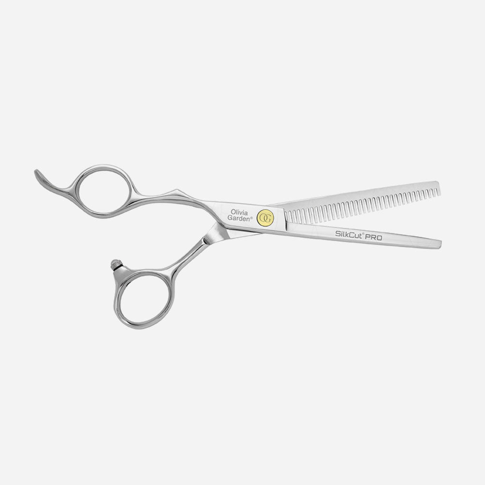 Tijera de Entresacar Profesional Olivia Garden SilkCut Pro 6.0" 35 Dientes para Zurdos