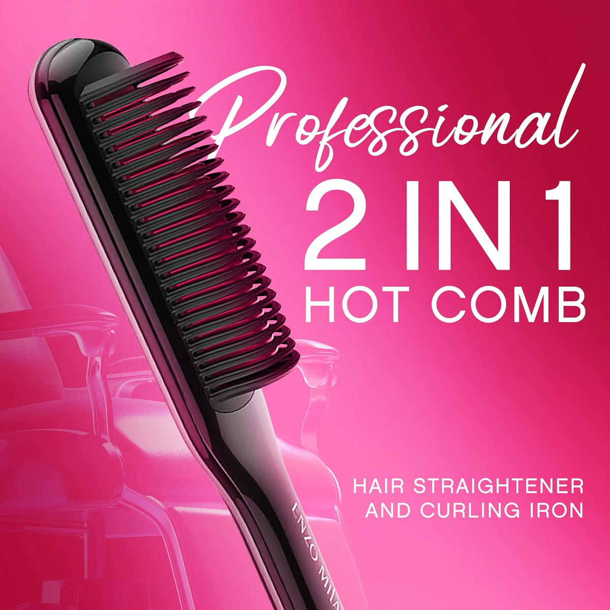 Alisador peine plancha de cabello profesional Enzo Milano SX ENZOcool