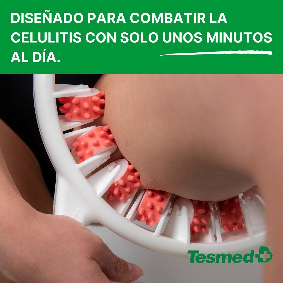 Masajeador Anticelulítico Tesmed Cellulite Rosa Eficacia Clínicamente Probada