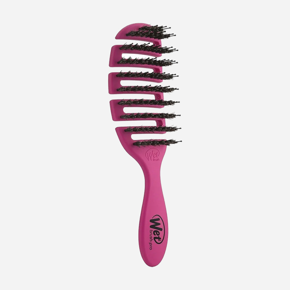 Cepillo Wet Brush desenredante pro flex dry shine enhancer pink