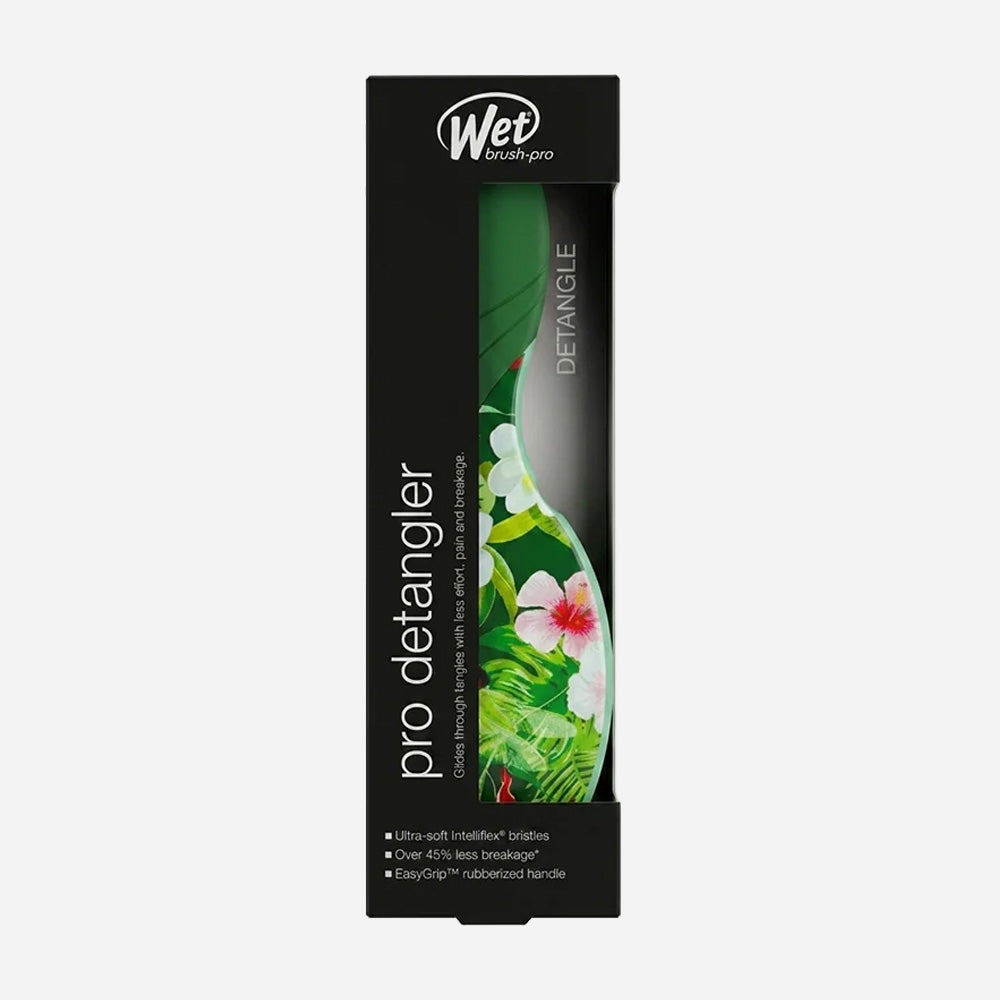 Cepillo Wet Brush desenredante pro neon tropics floral
