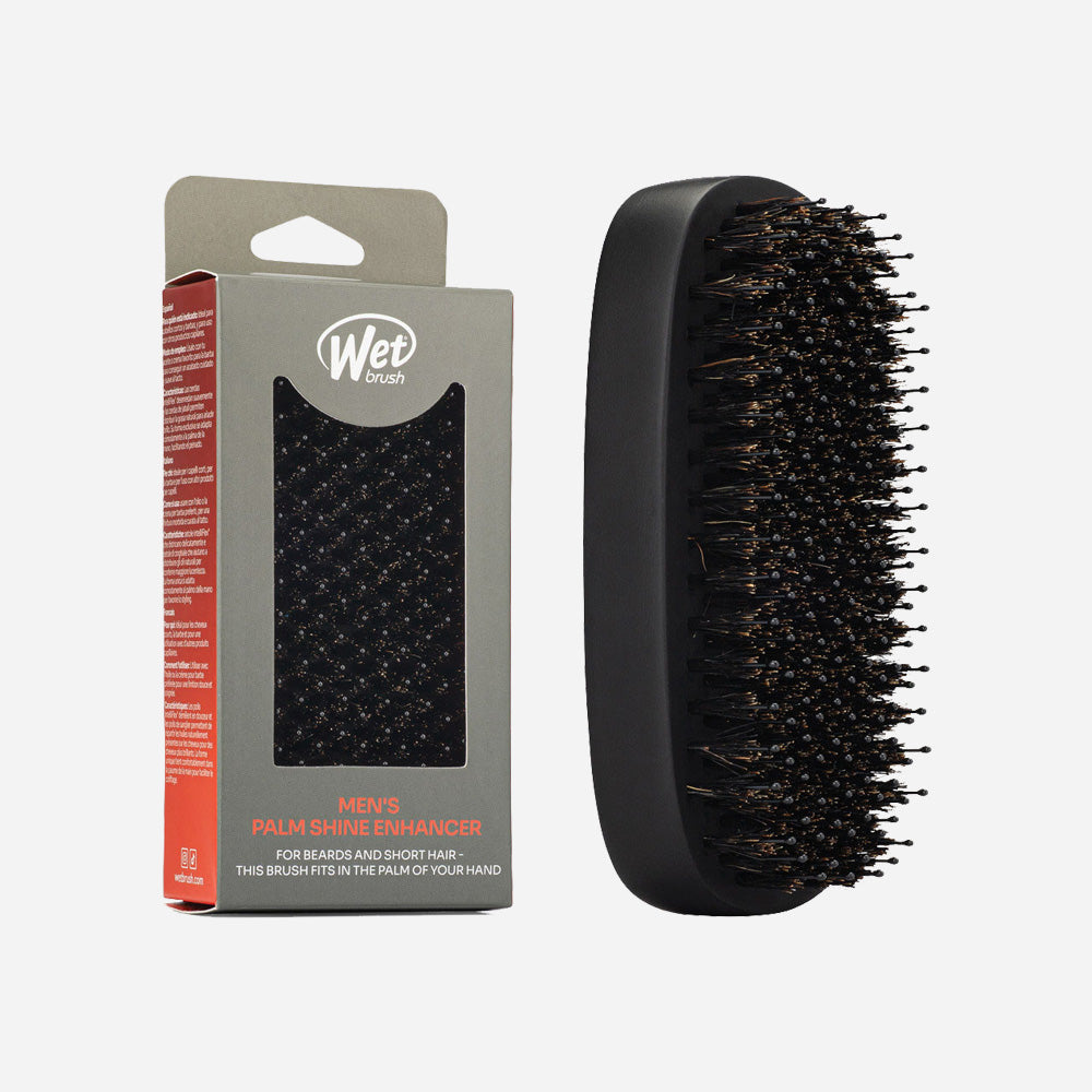 Cepillo Wet Brush desenredante men's palm shine enhancer black