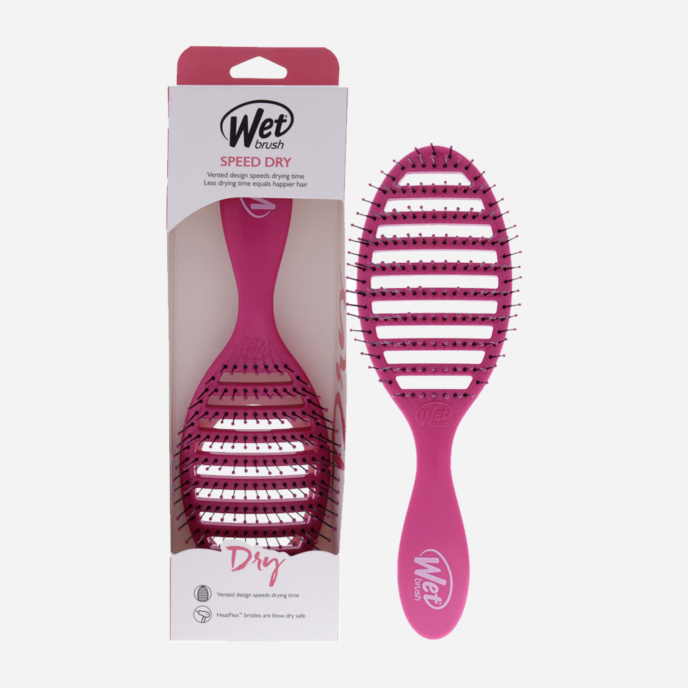 Cepillo Wet Brush desenredante speed dry pink