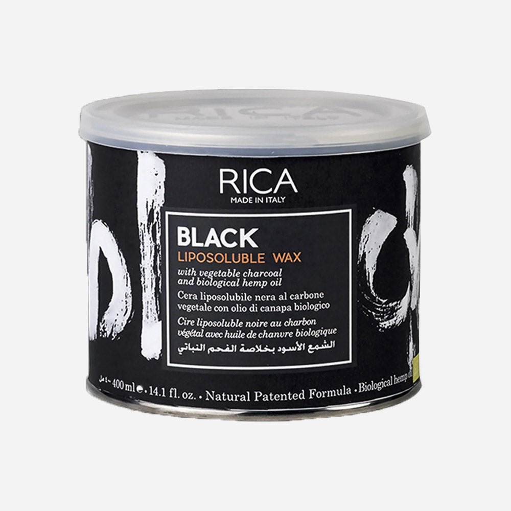 Cera depilatoria profesional Rica Wax Black 400 ml