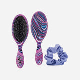 Cepillo Wet Brush desenredante swirl style set + hair scrunchie