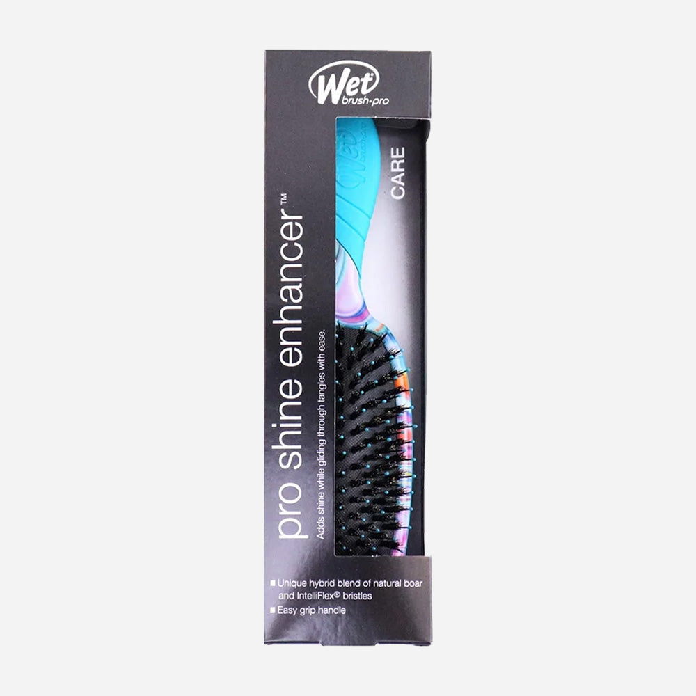 Cepillo Wet Brush desenredante pro shine enhancer chromatic swirl