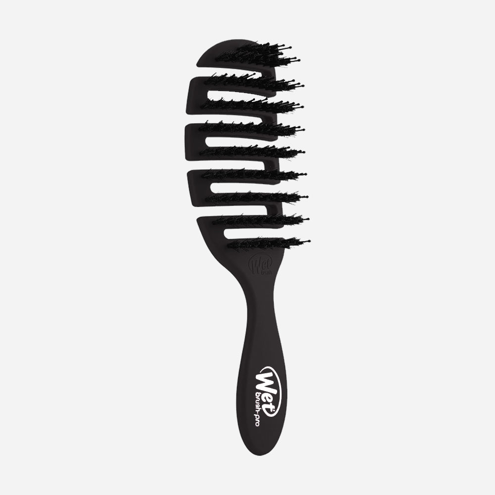 Cepillo Wet Brush desenredante pro flex dry shine enhancer black