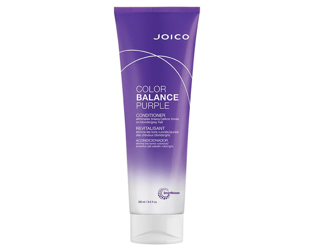 JOICO CONDITIONER COLOR BALANCE PURPLE 300ML - cabello rubio / con canas / con mechas / decolorado - Kosmetica