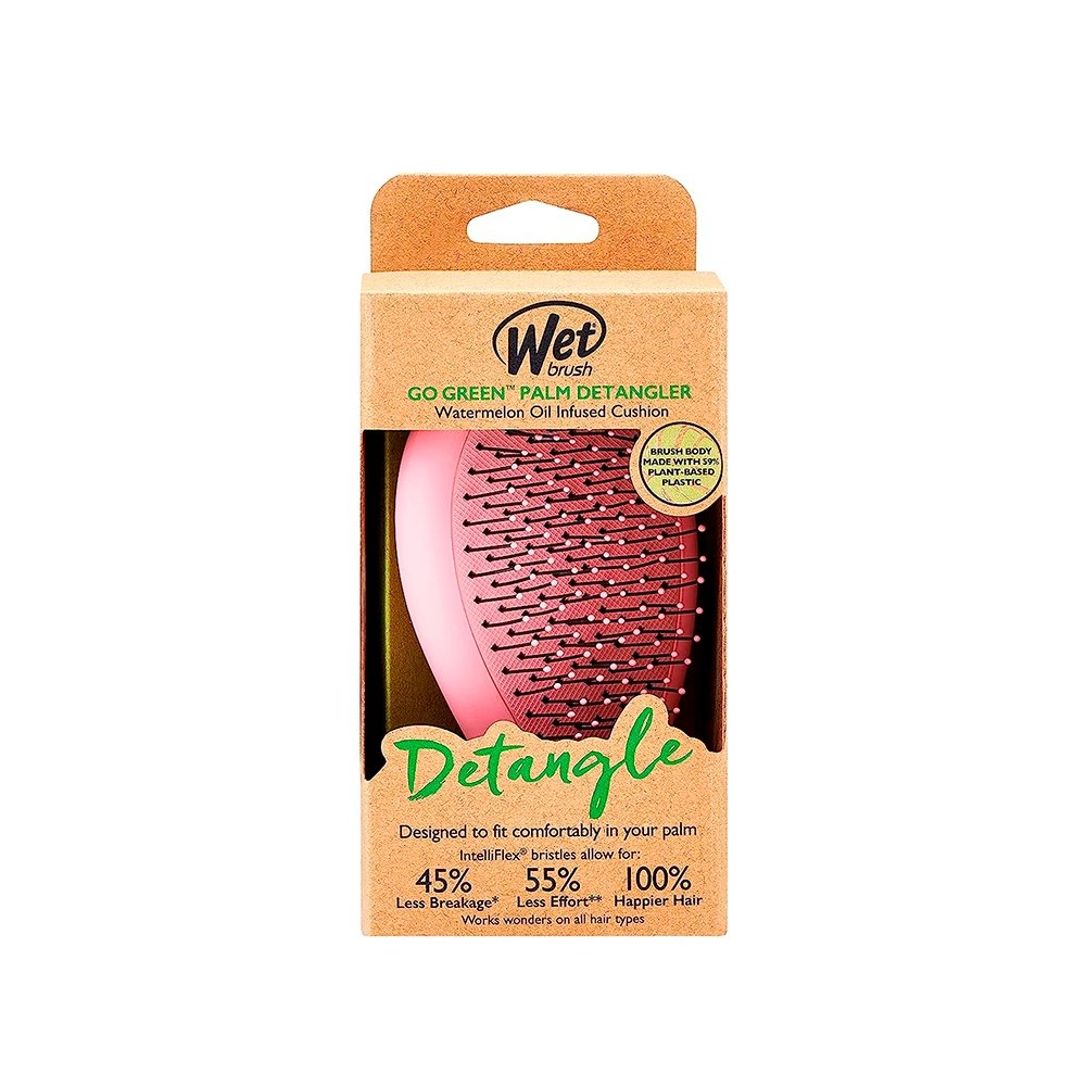 Wetbrush cepillo desenredante go pink watermelon palm detangler todo tipo de cabello - Kosmetica