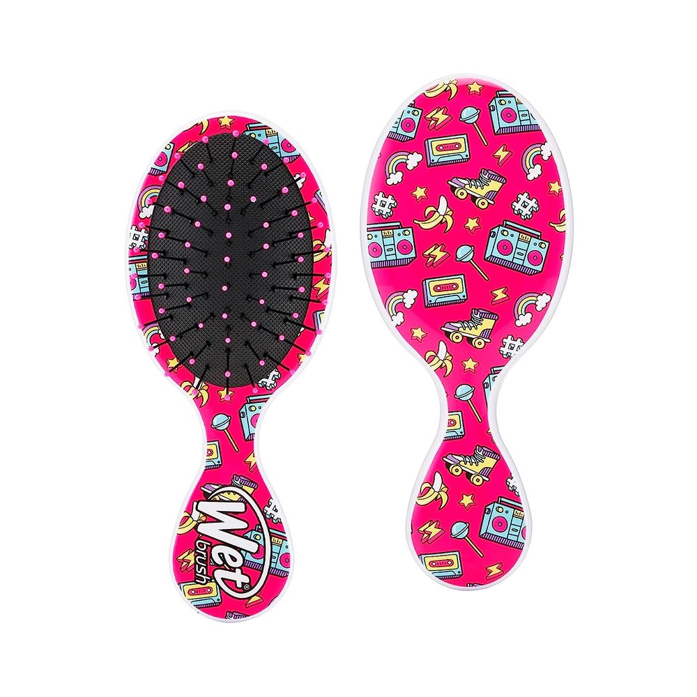 Wetbrush cepillo desenredante mini detangler happy hair smiley pineapples todo tipo de cabello - Kosmetica