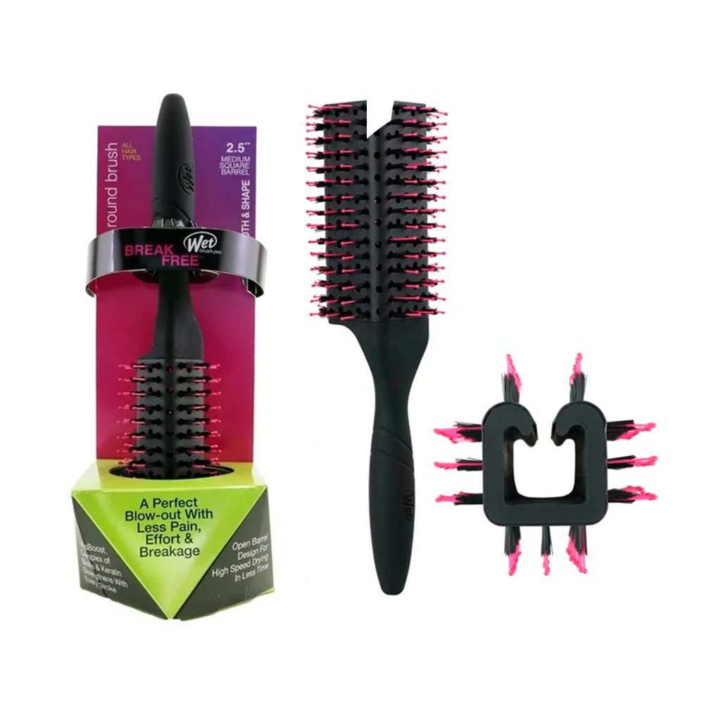 Wetbrush fast dry 3 round brush square secado rápido todo tipo de cabello - Kosmetica
